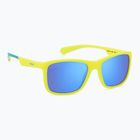 Окуляри сонцезахисні дитячі Polaroid PLD 8053/S matte yellow azure/blue mirror polarized