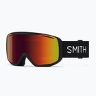 Окуляри гірськолижні Smith Rally black/red sol-x mirror