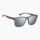 Окуляри сонцезахисні чоловічі Polaroid PLD 2155/S matte grey/grey silver mirror polarized