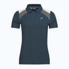 Поло для тенісу жіноче HEAD Club 22 Tech Polo navy