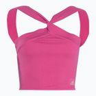 Топ жіночий adidas Ribbed Active Seamless Halter Bralette 3D semi lucid fuchsia