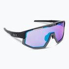 Сонцезахисні окуляри Bliz Vision Nano Optics Nordic Light матовий чорний/світла бегонія/фіолетово-блакитні