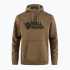 Кофта чоловіча Fjällräven Logo Hoodie wood brown