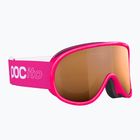 Дитячі гірськолижні окуляри POC POCito Retina Jr S2 fluorescent pink/partly sunny light orange