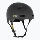 Шолом велосипедний POC Crane MIPS Fabio Ed. uranium black matt/gold