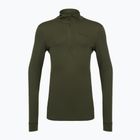 Кофта термічна чоловіча Pinewood Abisko Merino Base Layer Half Zip d.mossgreen