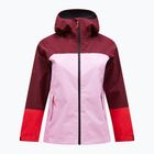 Куртка-дощовик жіноча Peak Performance Trail Hipe Shell Jacket obscure/morning dew/red