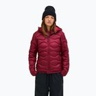 Жіночий пуховик Peak Performance Helium Down Hood vertical zenith/tech burgundy