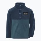 Кофта флісова дитяча Didriksons Monte 6 Half Button mountain blue