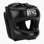 Боксерський шолом Cleto Reyes з загостреним обличчям з нейлонової планки чорний