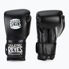 Боксерські рукавиці Cleto Reyes Velcro Sparring black silver