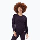 Жіноча термоактивна кофта ODLO Warm Originals Stripes Bl Top Crew Neck dark saphire