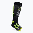Шкарпетки для сноубордингу X-Socks Snowboard 4.0 чорні/сірі/фіолетово-жовті