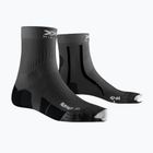 Шкарпетки для бігу X-Socks Run Fast 4.0 опаловий чорний/арктичний білий