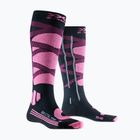 Жіночі гірськолижні шкарпетки X-Socks Ski Control 4.0 opal black/magnolia purple