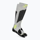 Шкарпетки гірськолижні X-Socks Ski Discover Otc rhino grey/canary