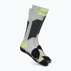 Шкарпетки гірськолижні дитячі X-Socks Ski Discover Otc rhino grey/canary