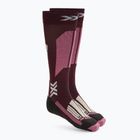 Шкарпетки гірськолижні жіночі X-Socks Ski Touring Perform Otc deep purple/light sand