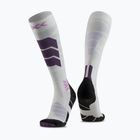 Шкарпетки гірськолижні X-Socks Ski Expert Silk Merino Otc white/lavender