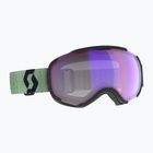 Окуляри гірськолижні SCOTT Faze II LS soft green/black/light sensitive blue chrome
