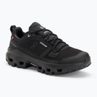 Черевики чоловічі On Running Cloudrock Low Waterproof black/black