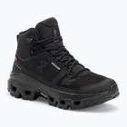 Черевики жіночі On Cloudrock Mid Waterproof black/black