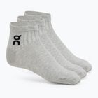 Шкарпетки On Running Logo Sock Mid 3 пари heather gray