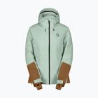 Куртка гірськолижна жіноча SCOTT Ultimate Dryo Tech fresh green/bread brown
