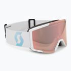 Окуляри гірськолижні SCOTT Shield white/soft pink/enhancer rose chrome