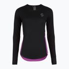 Лонгслів для бігу жіночий SCOTT Endurance Tech black/liquid purple