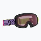 Дитячі гірськолижні окуляри SCOTT Witty SGL purple/neon pink/enhancer