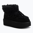 Черевикі зимові жіночі INUIKII Teddy Platform black