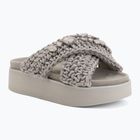 Шльопанці жіночі INUIKII Woven Stones Platform stone grey