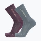 Шкарпетки Mammut Multisport Crew Socks 2 pack paloja/strata
