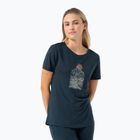 Футболка жіноча super.natural Preikestolen Cliffs Tee blueberry/feather grey/copper