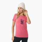 Футболка жіноча super.natural Flower Boots Tee mauvewood/blueberry