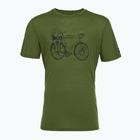 Футболка чоловіча super.natural Bicycle Nomad Tee chive/jet black