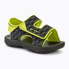 RIDER Basic Sandal V Baby чорні/неоново-жовті босоніжки