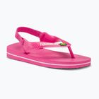 Босоніжки Havaianas Baby Brasil Logo II рожевий флюс / білий