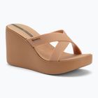 Шльопанці жіночі Ipanema High Fashion II Slide beige/glitter beige/green