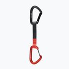 Карабін швидкий для альпінізму Black Diamond Hotforge Hybrid Quickdraw 16 cm octane