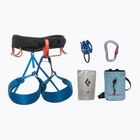Набір для скелелазіння з упряжкою чоловічий Black Diamond Momentum Harness Package blue/black