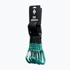 Набір карабінів для скелелазіння Black Diamond Hotforge Hybrid Quickpack Set 6 pcs. 12 cm clean green