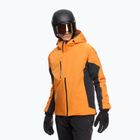 Куртка гірськолижна чоловіча Dainese Etra Aerosense Dry Core Ready oriole orange/stretch limo