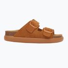 Шльопанці жіночі Scholl Noelle Chunky Suede cognac