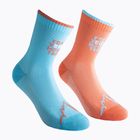 Шкарпетки для бігу LaSportiva For Your Mountain блакитно-помаранчеві 69R402602