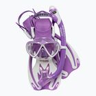 Cressi Rocks Jr Dive Dive Set бузковий/білий