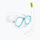 Дитячий набір для снорклінгу Cressi Perla Jr + Minigringo clear/aquamarine