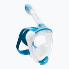 Маска повнолицьова для снорклінгу Cressi Java Full Face clear/blue