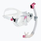 Набір для підводного плавання Cressi Marea + Seal Dry Jr clear/pink